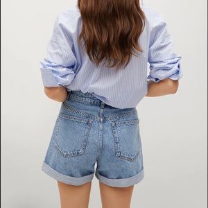 Mango Mom Denim Shorts